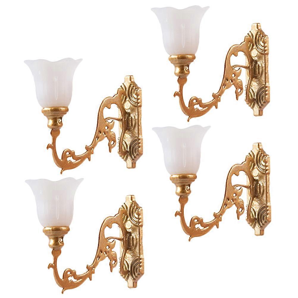 Mini Wall Lamp for Decoration 20Pcs Sand Table Miniature Wall Lights Set