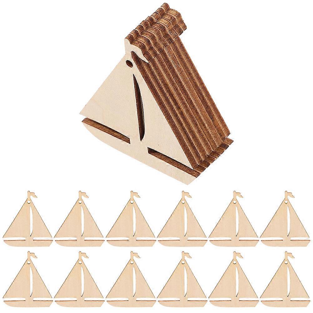 Beige Ocean Wooden Blank Crafts Ideal For DIY Enthusiasts And Kids Crafting Exploring Creative Possibilities 100Pcs