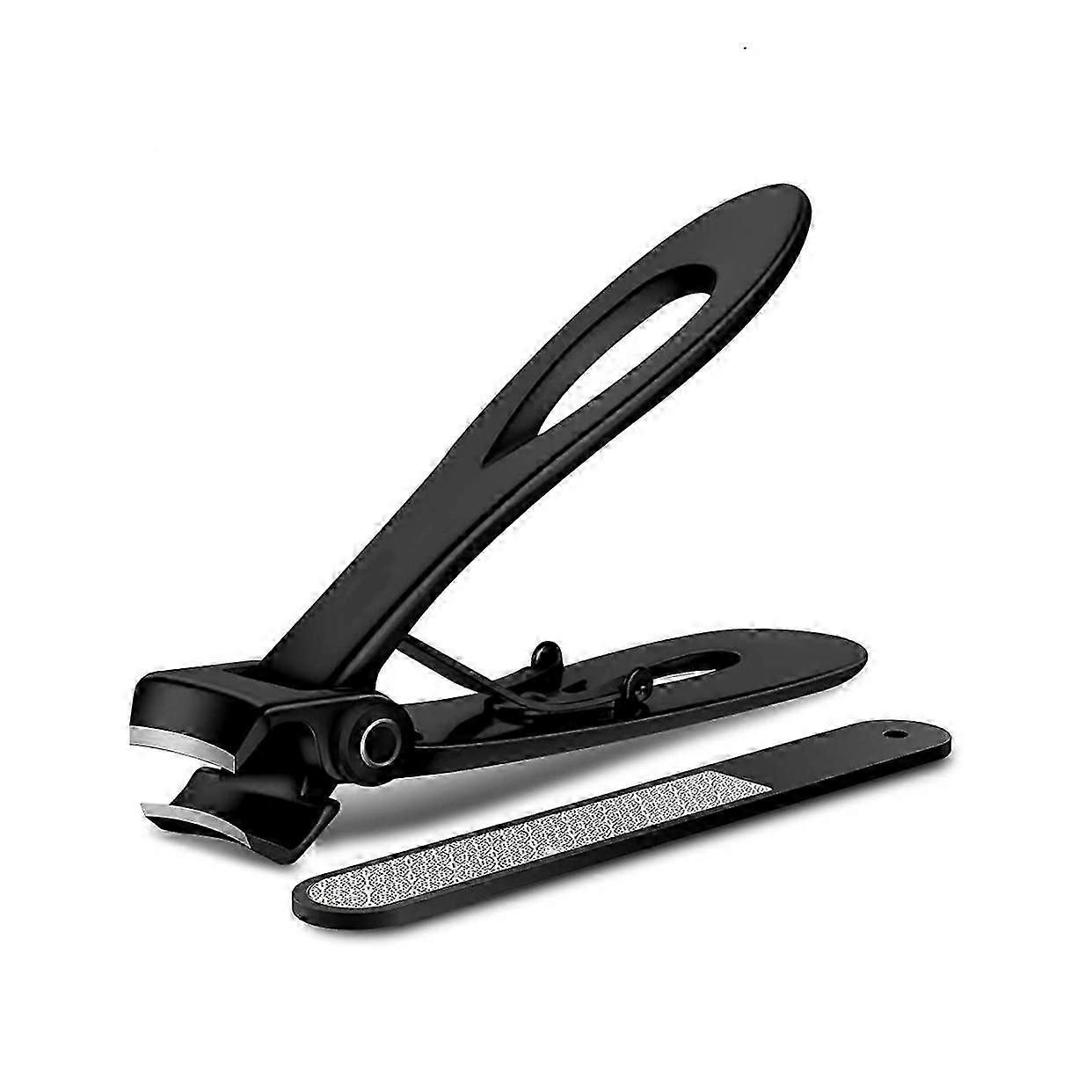 超広顎開口部爪切りセット足の爪切り 厚い爪用カッター 陥入マニキュア、ペディキュア、男性と女性のためのカッター ビッグ 2*8.9cm ブラック