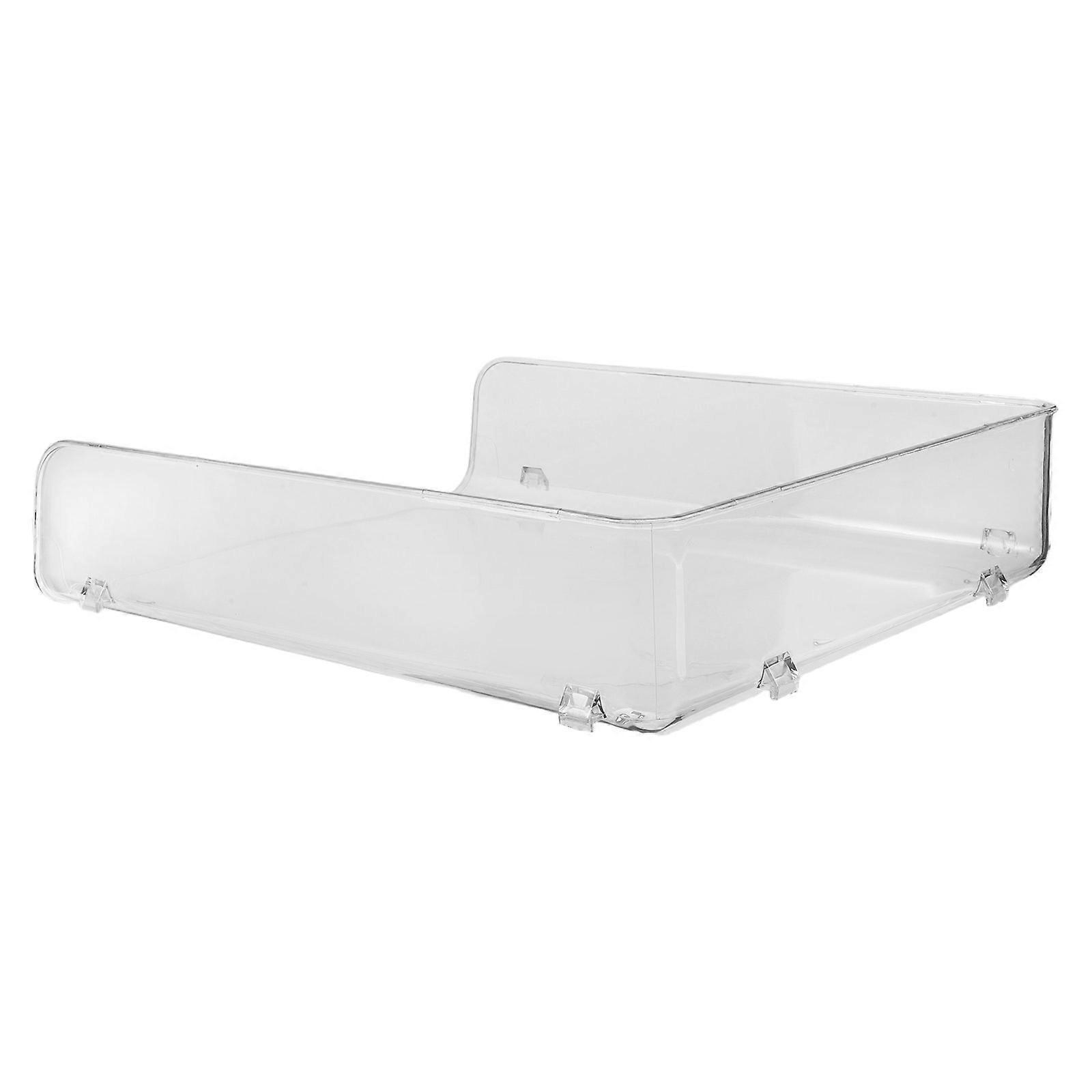 Refrigerator Organizer Transparent Plastic Rack for Household Refrigerator Easy Cleaning 1Pack