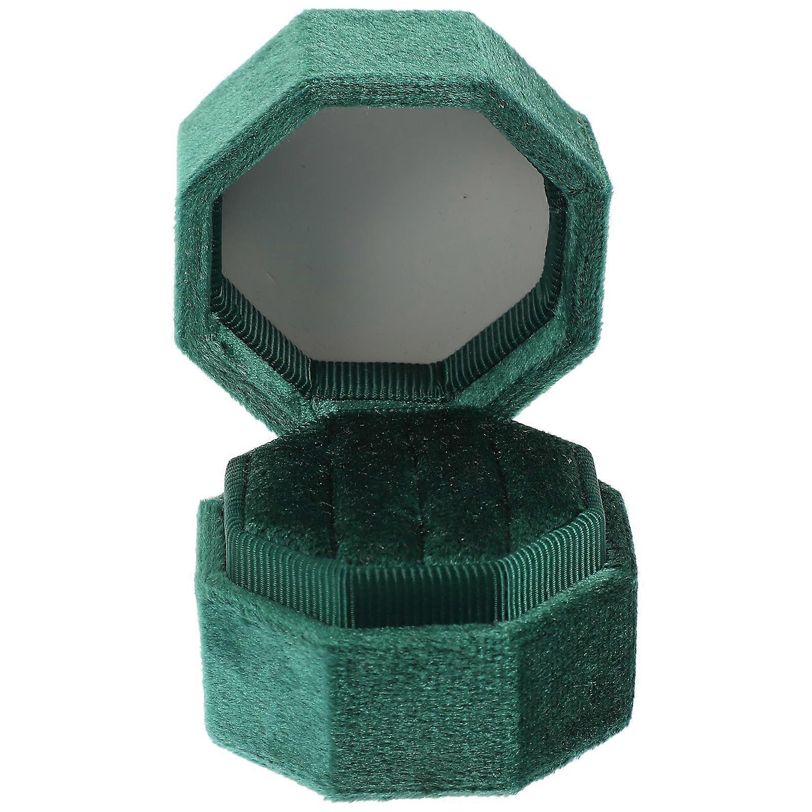 Proposal Ring Box Octagon Rings Box for Engagement 4Pcs