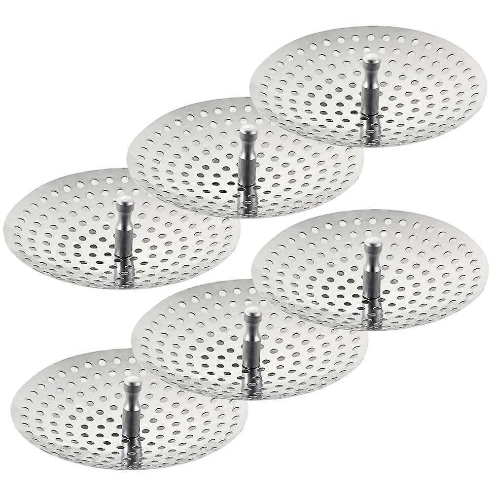 6pcs Replacement Metal Sink Strainer Sink Stopper Garbage Disposal Strainer