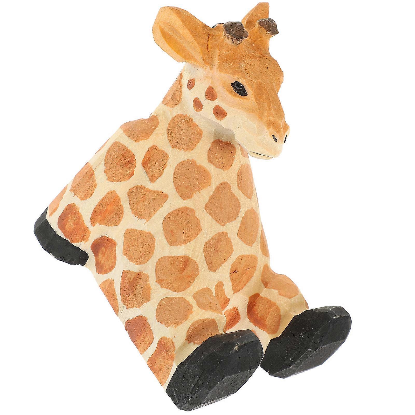 Wooden Cellphone Stand Giraffe Holder for Display 2Pcs Pack