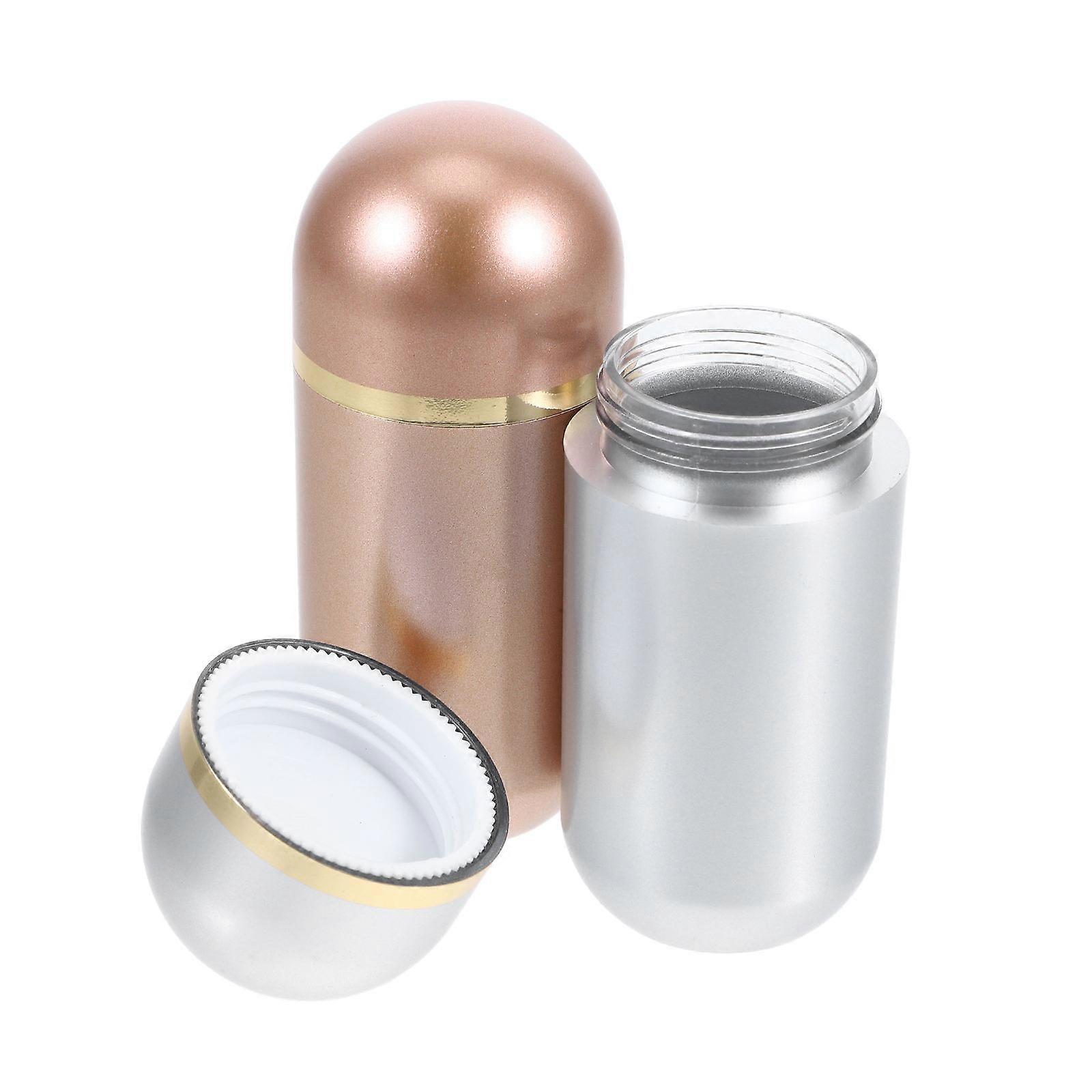 Cute Pill Case Small Pill Container for Pills 4Pcs Travel Organizer