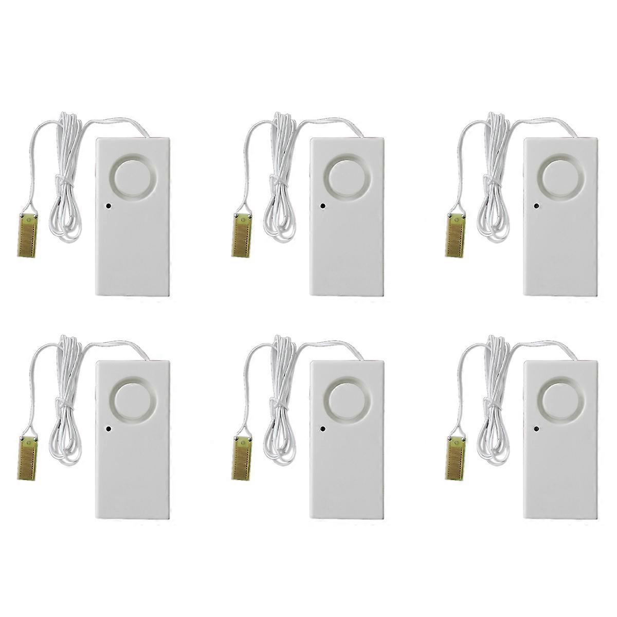 6X Home Alarm Water Leakage Spot Alarm Detector Water Leak Sensor Detection Flood Alert Overflow