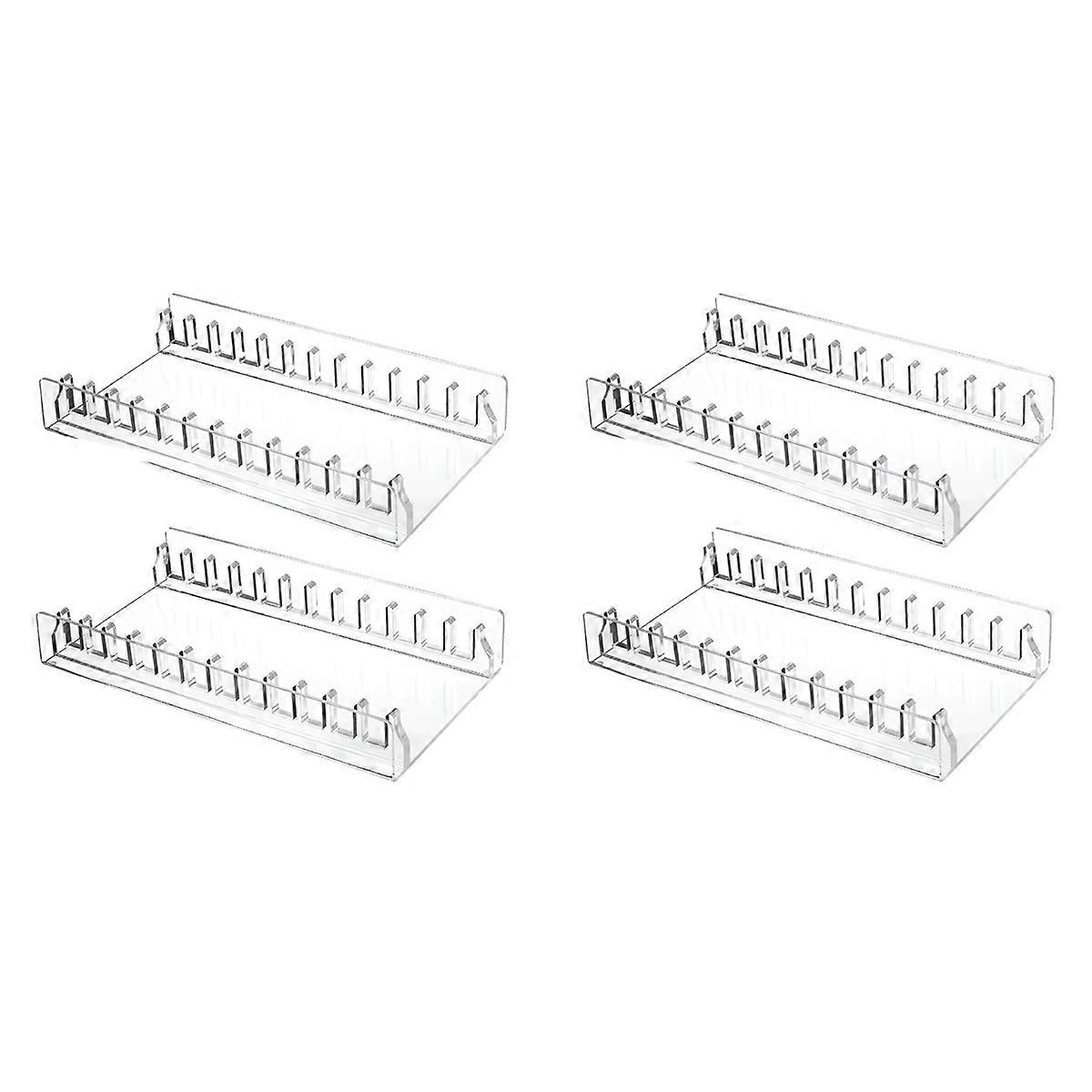 CD Holder 2 Pack, Clear Acrylic CD Organizers, CD Display Rack Holds