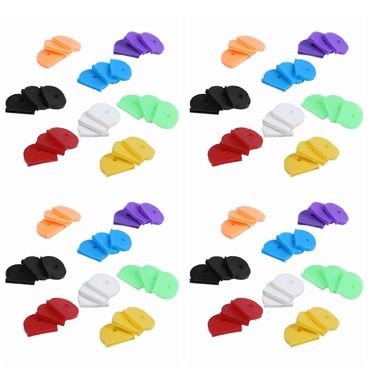 24 Key Caps With Flexible Key Cover Multicolor