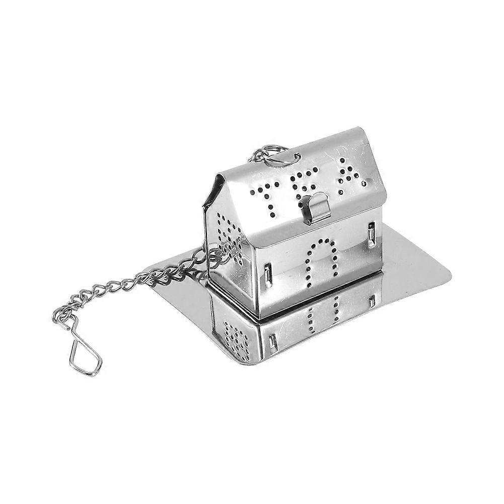 Stainless Steel Loose Tea Leaf Infuser Ball Strainer Filter Diffuser Herbal Spice House Shape