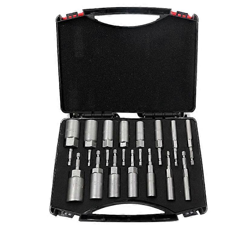 5.5Mm-19Mm Hex Socket Sleeve Nozzles Nut Driver Set