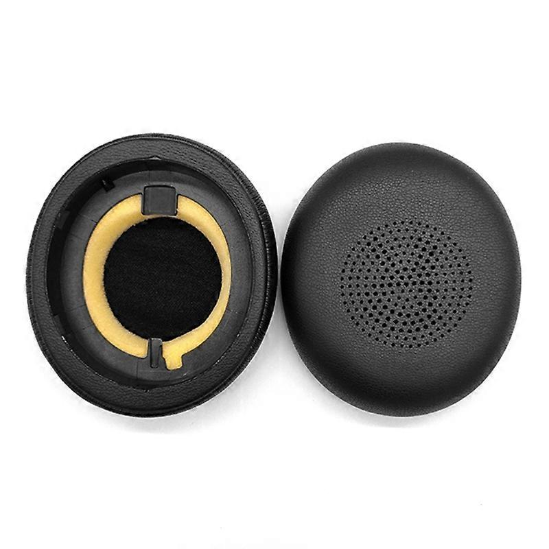 1Pair Leather Ear Pads for Jabra ELITE 45H Evolve2 65 Headphone Elastic Foam Earpads Ear Pads Sponge Cushion Replacement