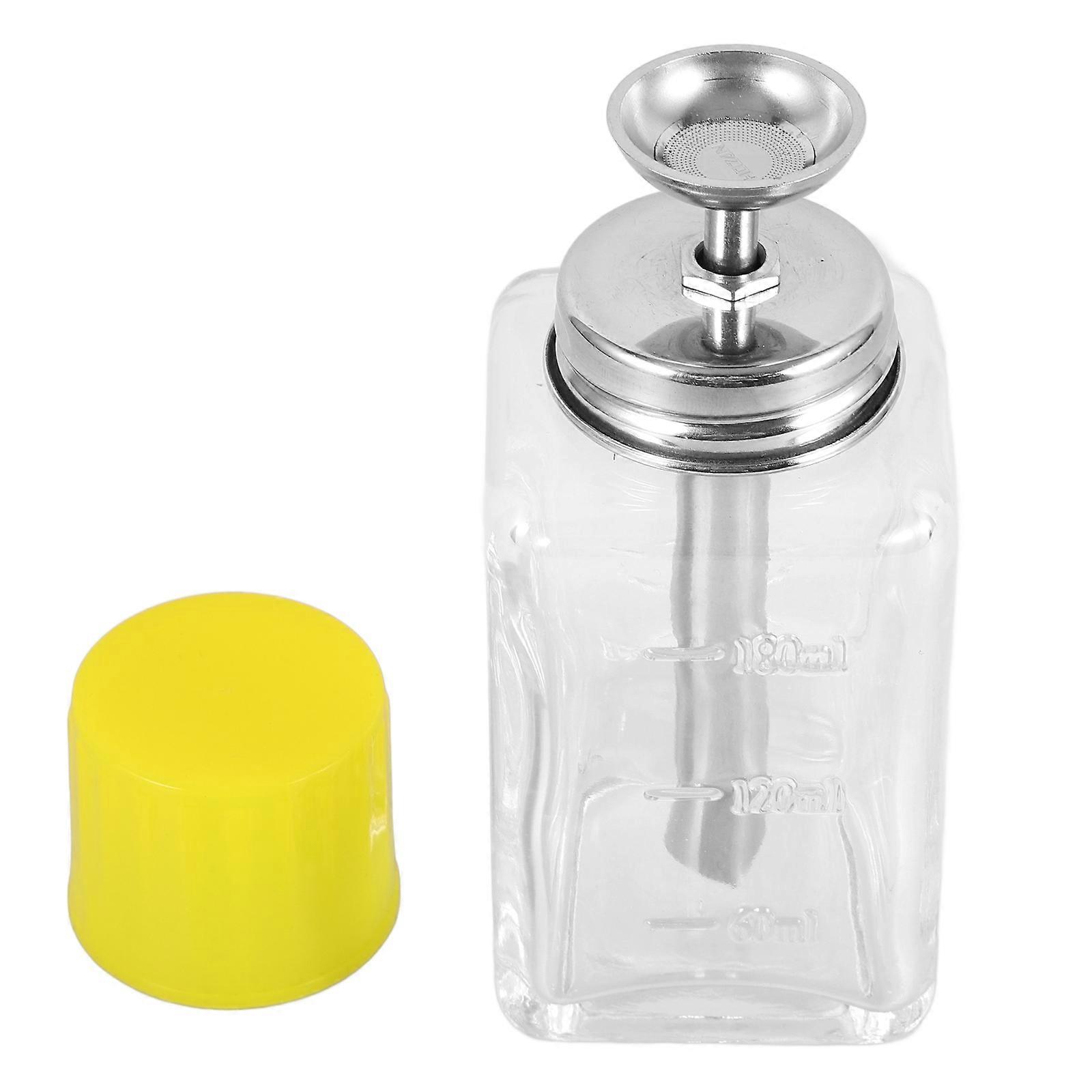 Refillable Pressing Bottle Nail Polish Remover Pump for 2Pcs Storage