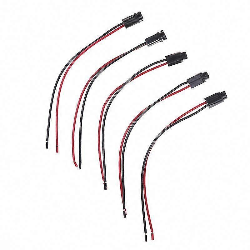 5PCS T5 LED Dashboard Gauge Light Bulb Socket Holder for Car