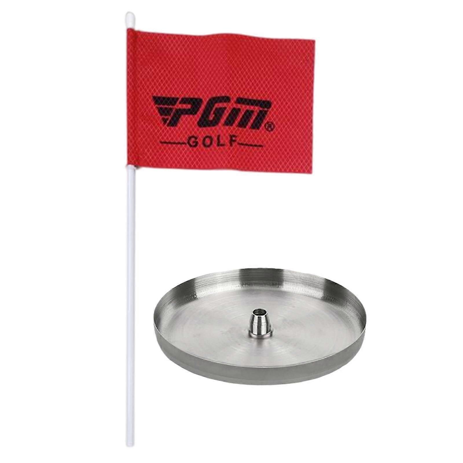 Miniature Golf Flagstick Trainging Accessory Red Flag for Backyard Garden
