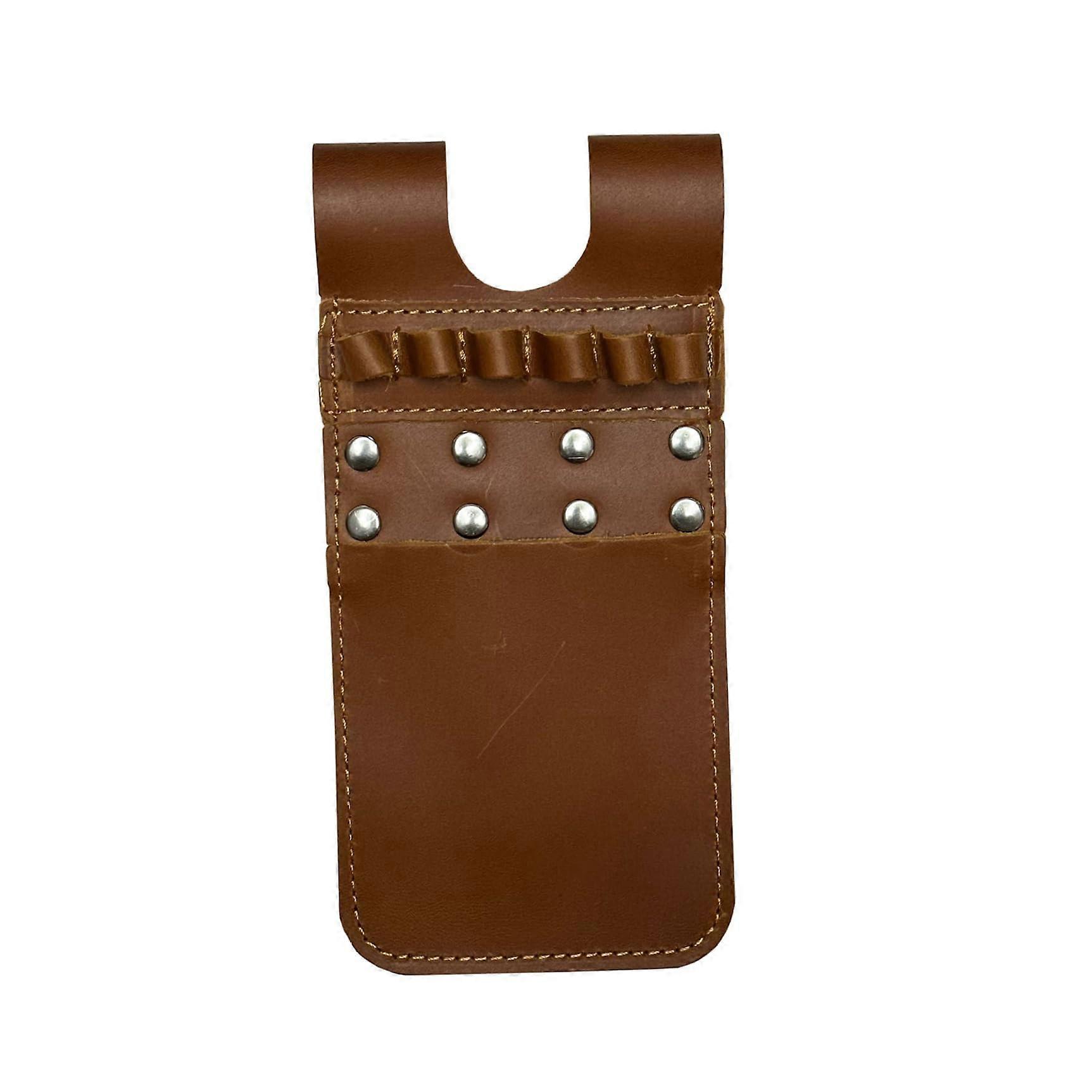 Arrow Pocket Holder Leather Lightweight Traditional Archery Storage For 6 Arrows