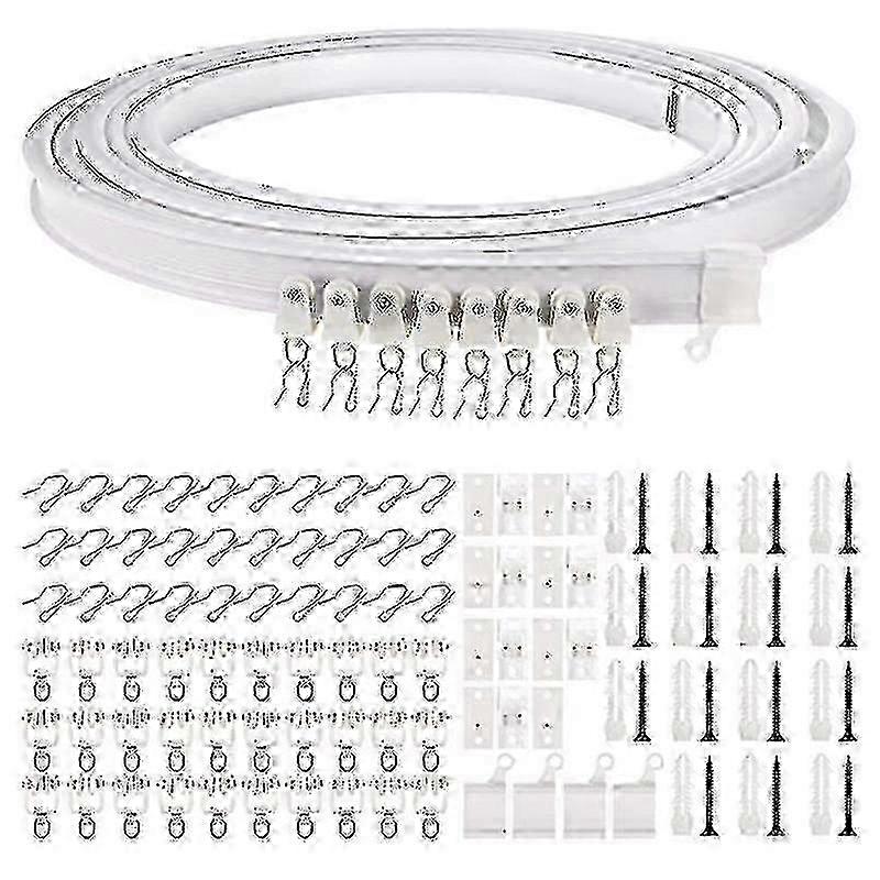 1-5 Meters Bendable Ceiling Curved Curtain Track Flexible Ceiling Curtain