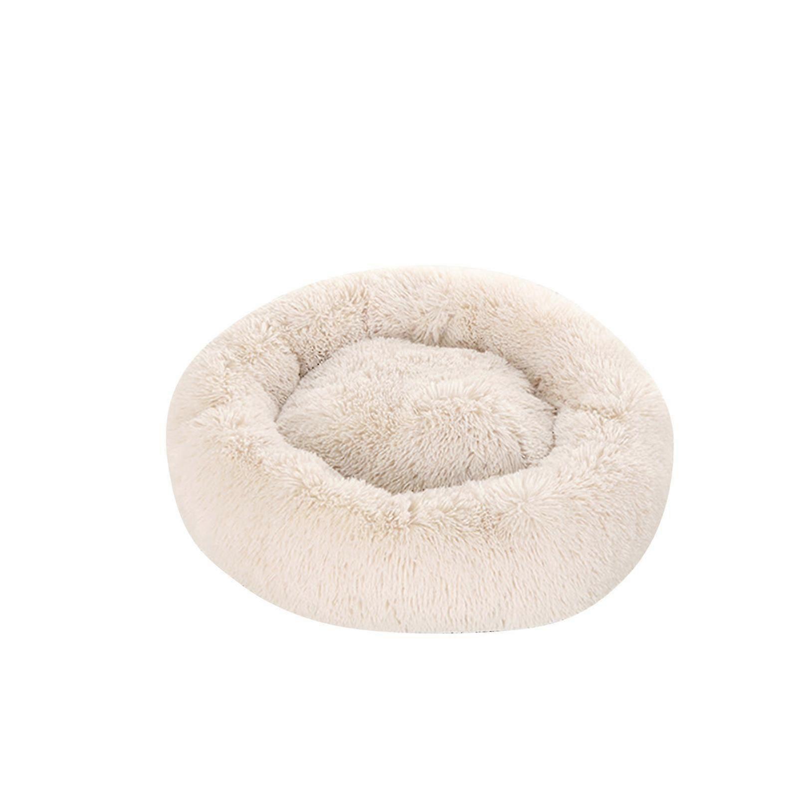 anti-angst hondenbed groot pluizig imitatiebont wasbaar