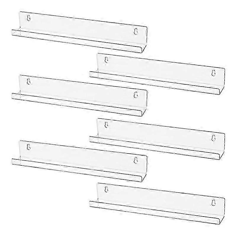 6 قطع الفينيل سجل الجدار جبل الجرف مجموعة من حاملي الألبوم للتعليق على الجدران - ألبومات الرفوف أو Ch