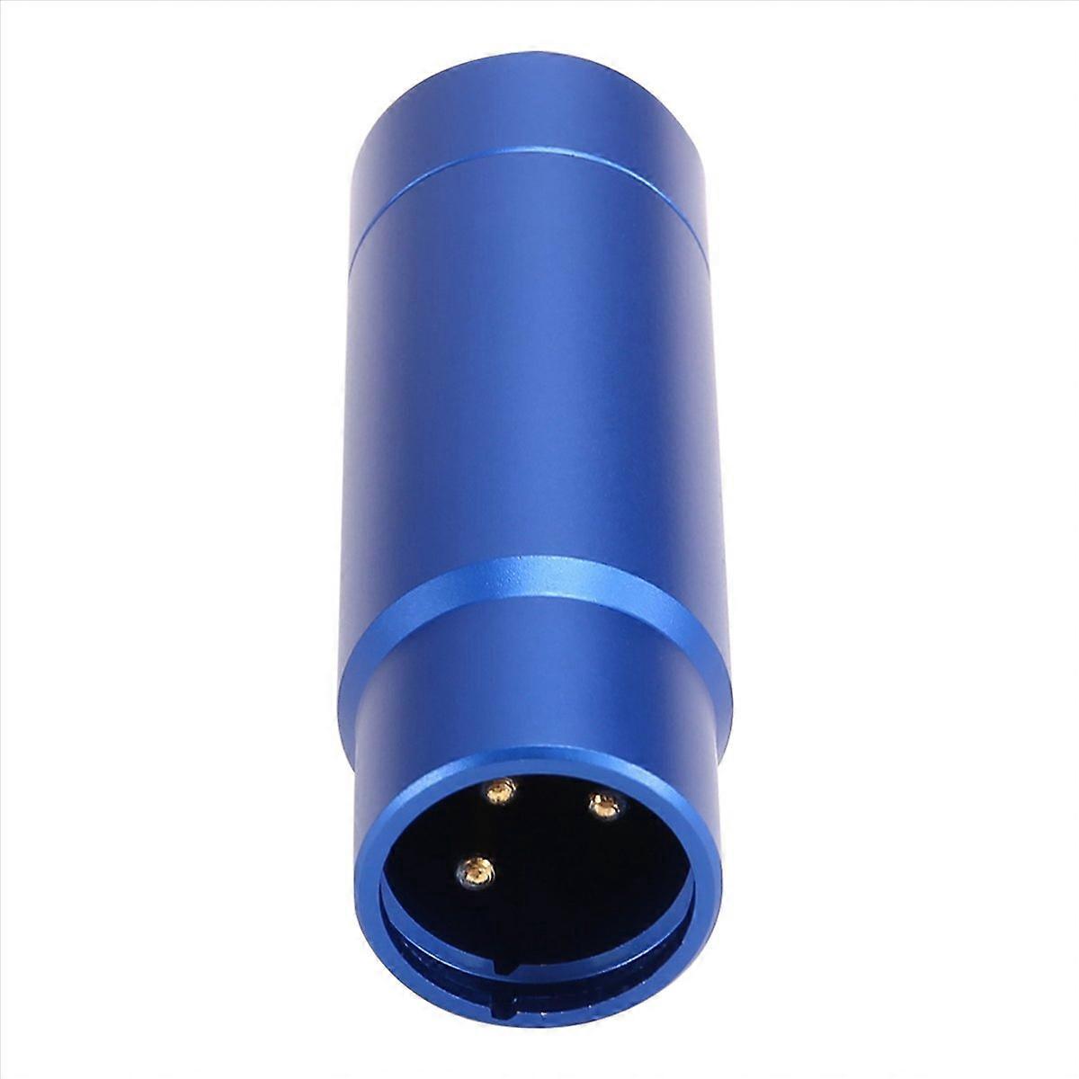 Phantom Power Adapter Microphone System Audio Mixer Blue