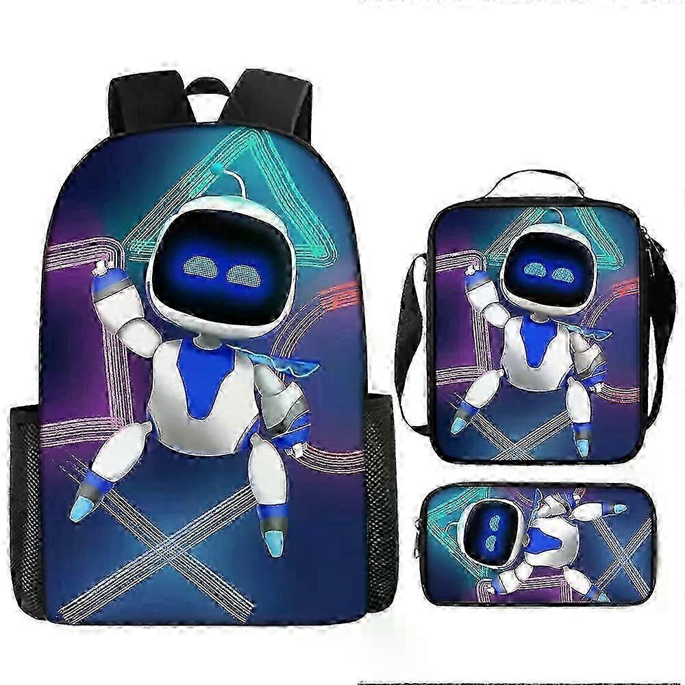 Astro Bot School Backpack Robot For Student Pen Bag Shoulderbag - HF