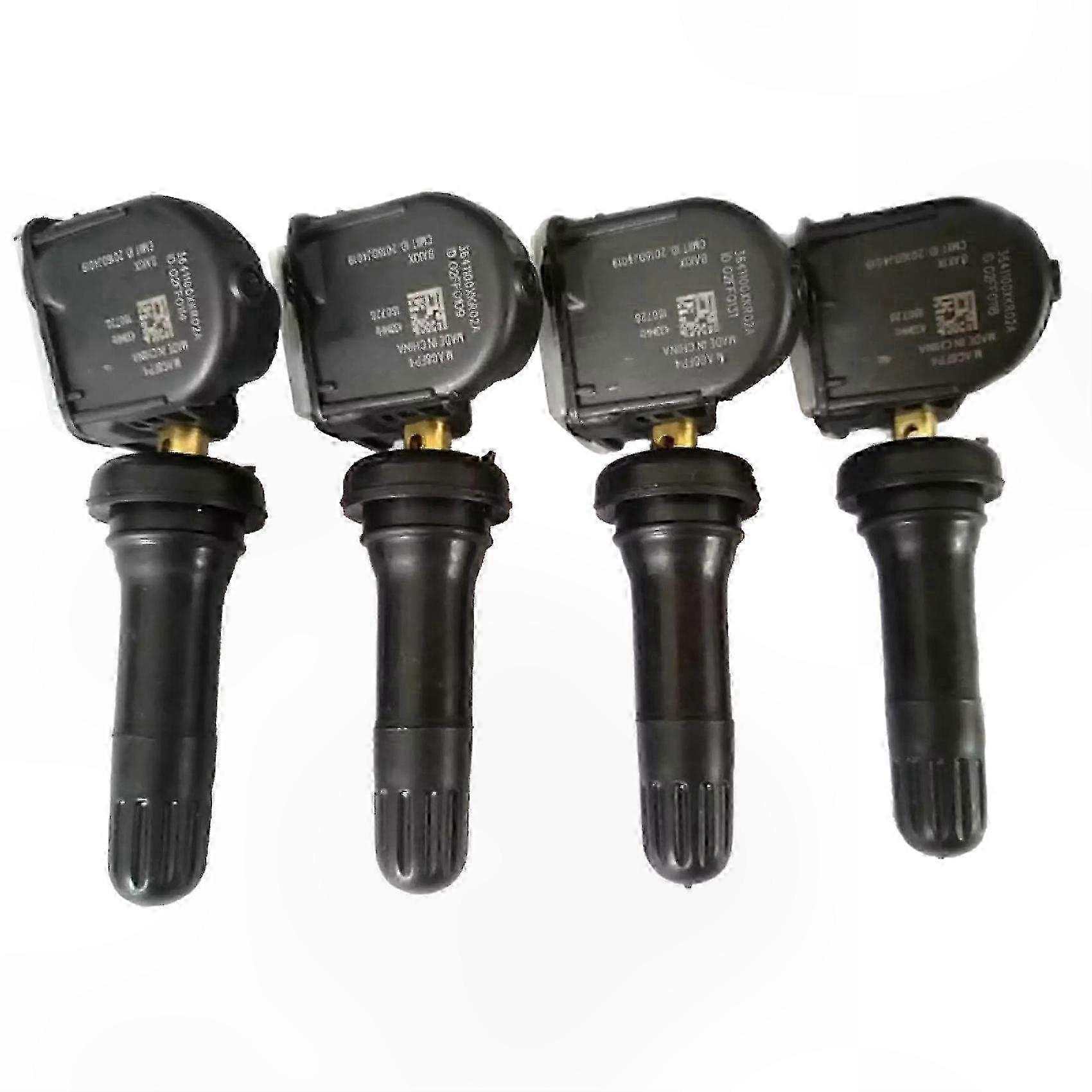 4pcs Tire Pressure Monitoring Sensors 433MHz for Haval F7 H6 WEY VV5 VV6 VV7 2019 SUV Models-Compatible with Great Wall Vehicles