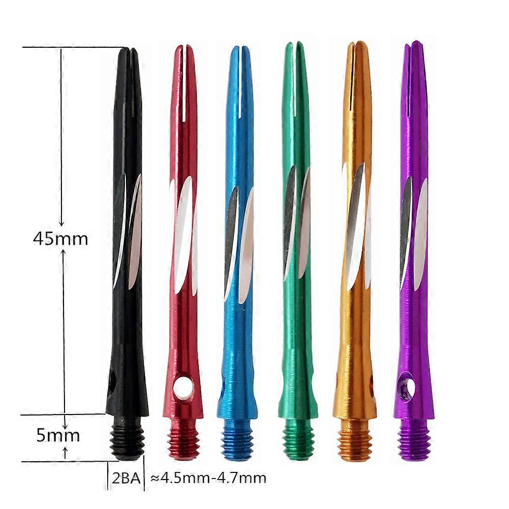 Flydart Rod Alloy Darts Professional Set for Playing Use 6Pcs Metal Shafts