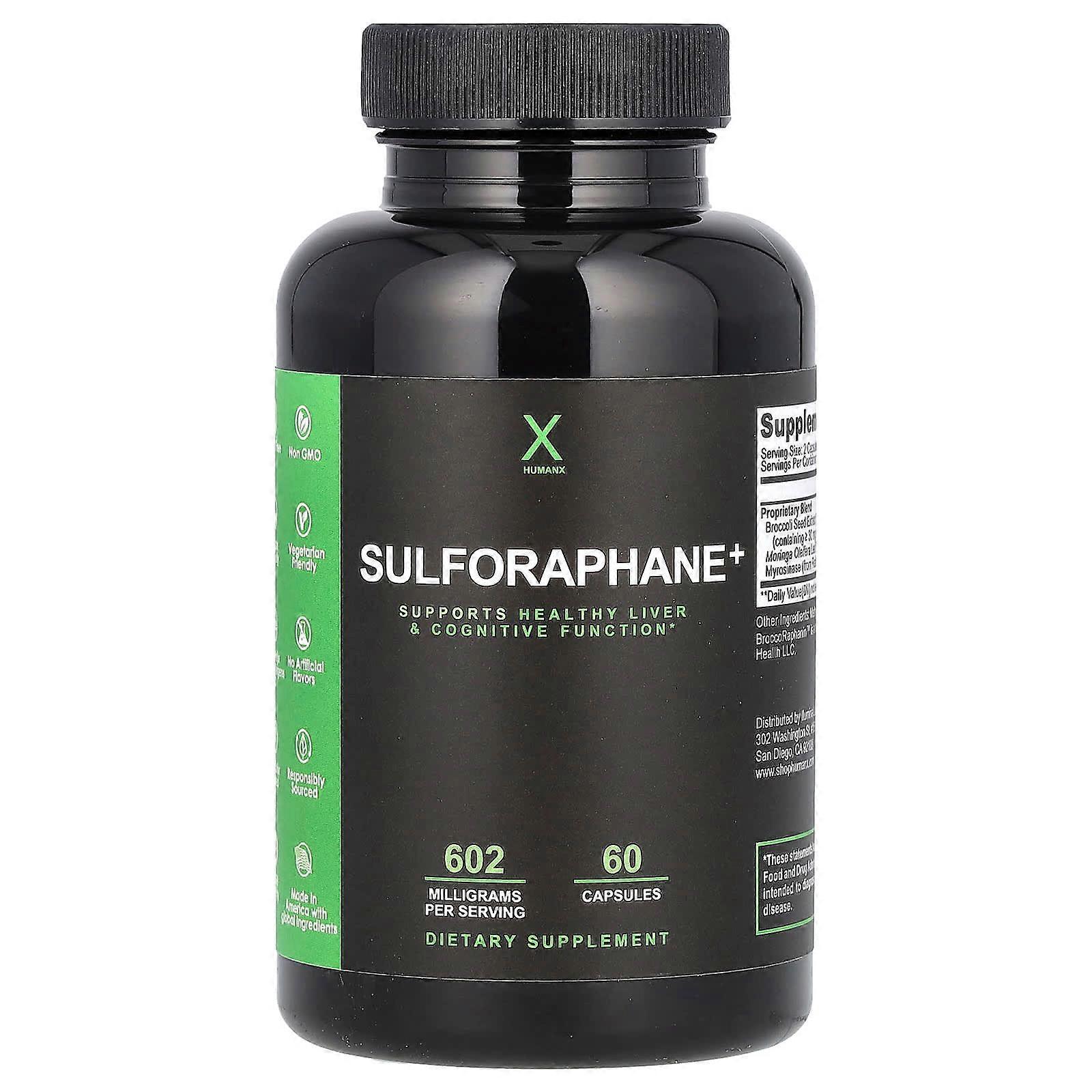 Humanx, Sulforaphane+, 60 Capsules