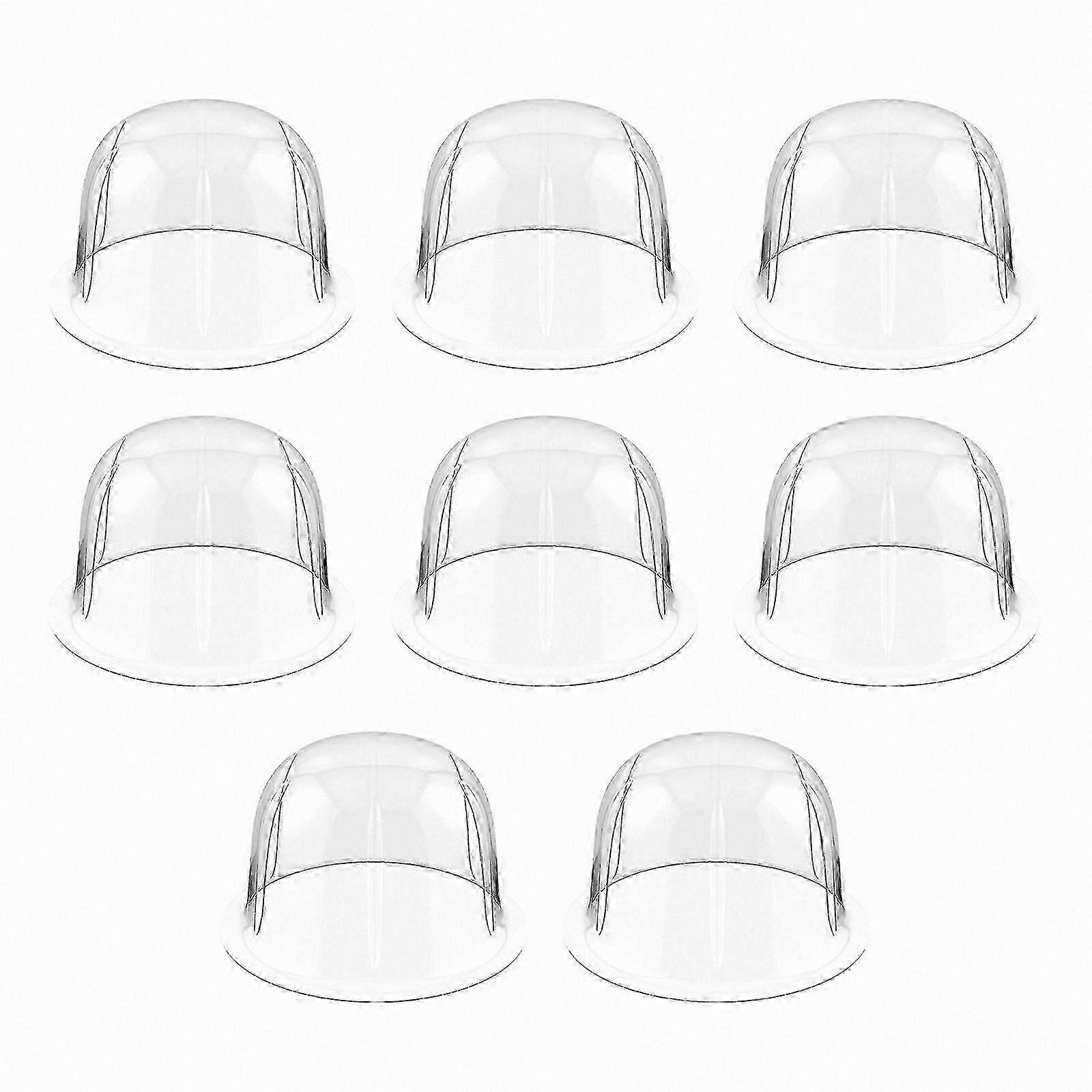 Adjustable Hat Display Stands - 8 Pack Plastic Racks for Collectors