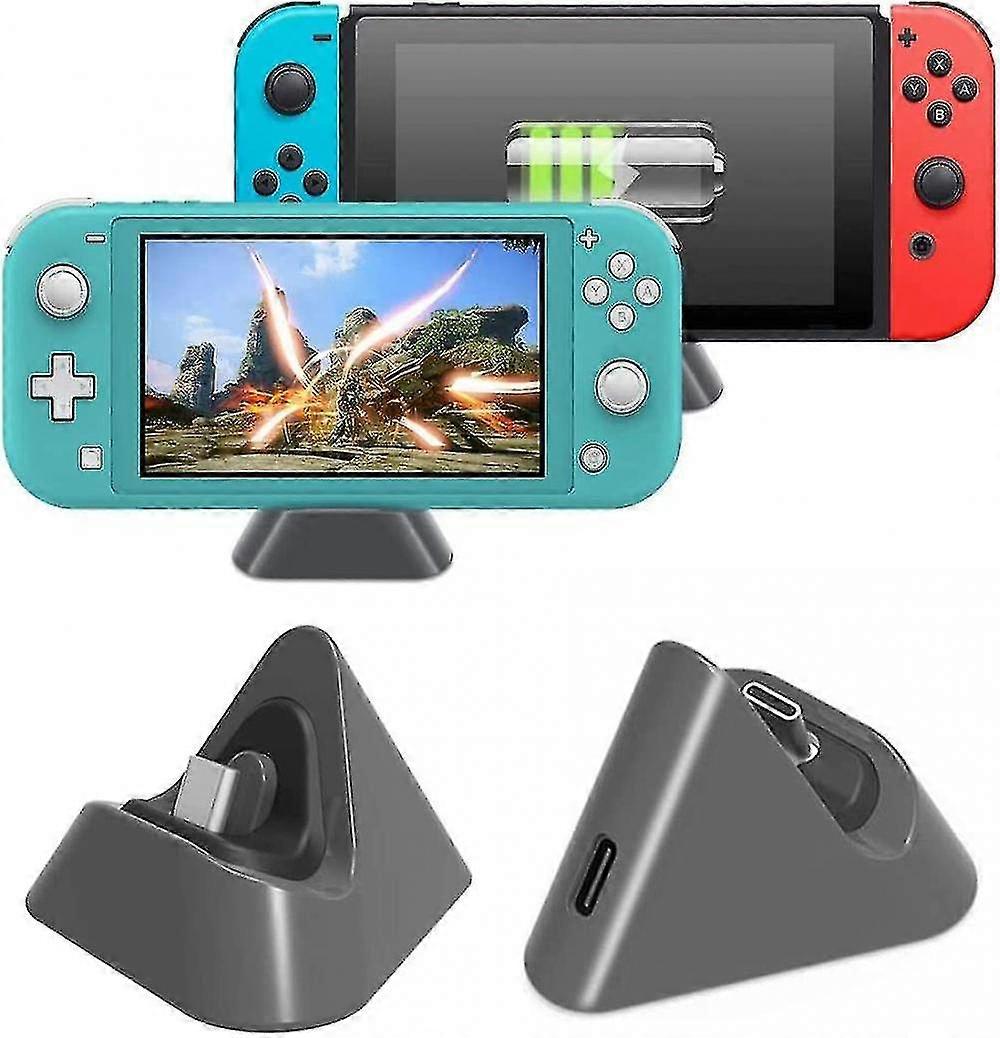 2025 Charging Dock For Nintendo Switch Lite And Nintendo Switch, Portable Mini Charging Stand Charge Docking Station