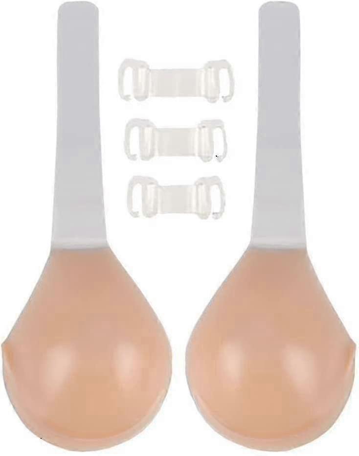 New Improved Invisible Silicon Push-Up Lift for Women's Conceal Bra, Compatible with Invisilift Silicone Adhesive