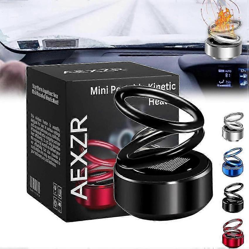 Bärbar kinetisk minivärmare för rum, fordon, badrum