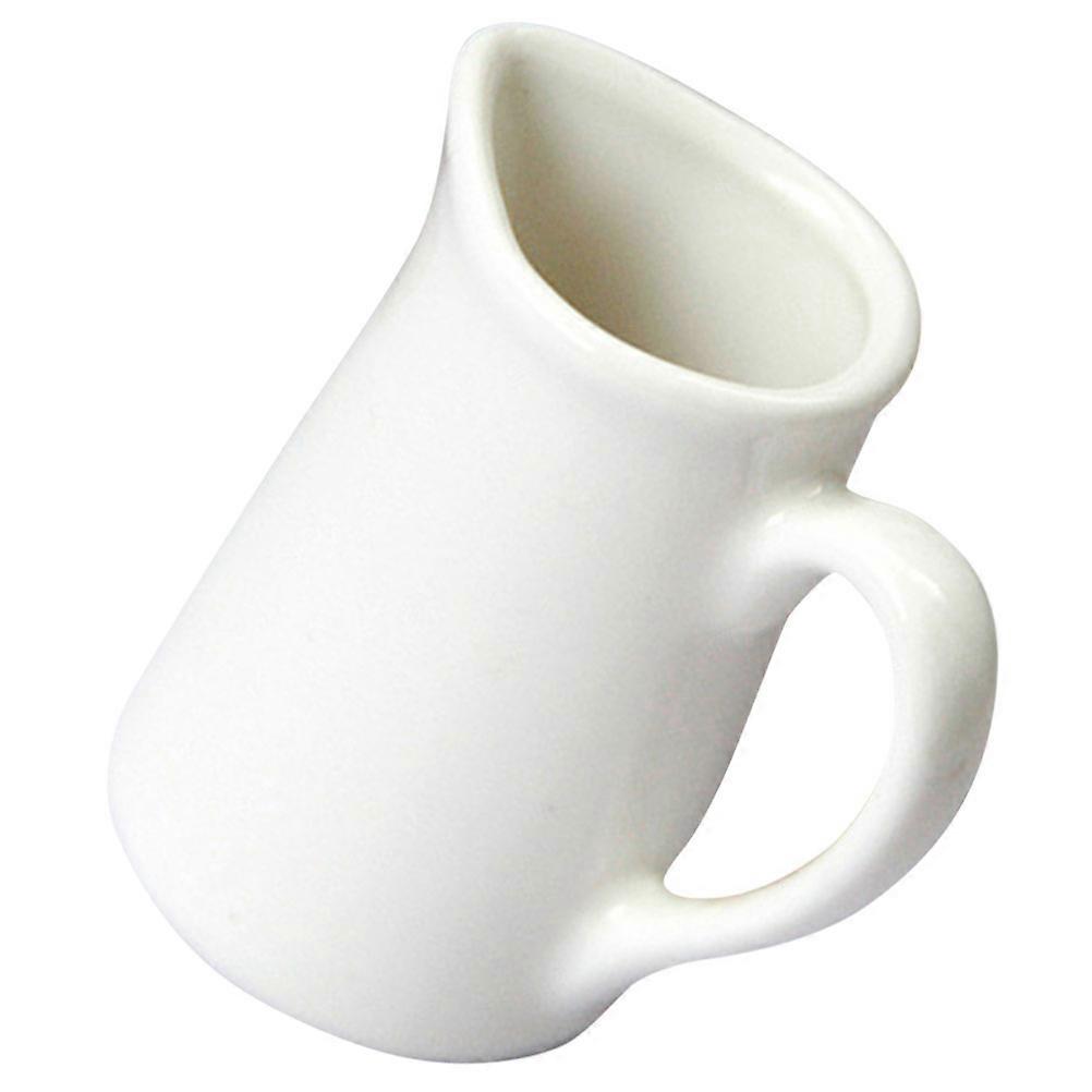 Ceramic Creamer Pitcher for Coffee Mini Creamer Jug with Handle
