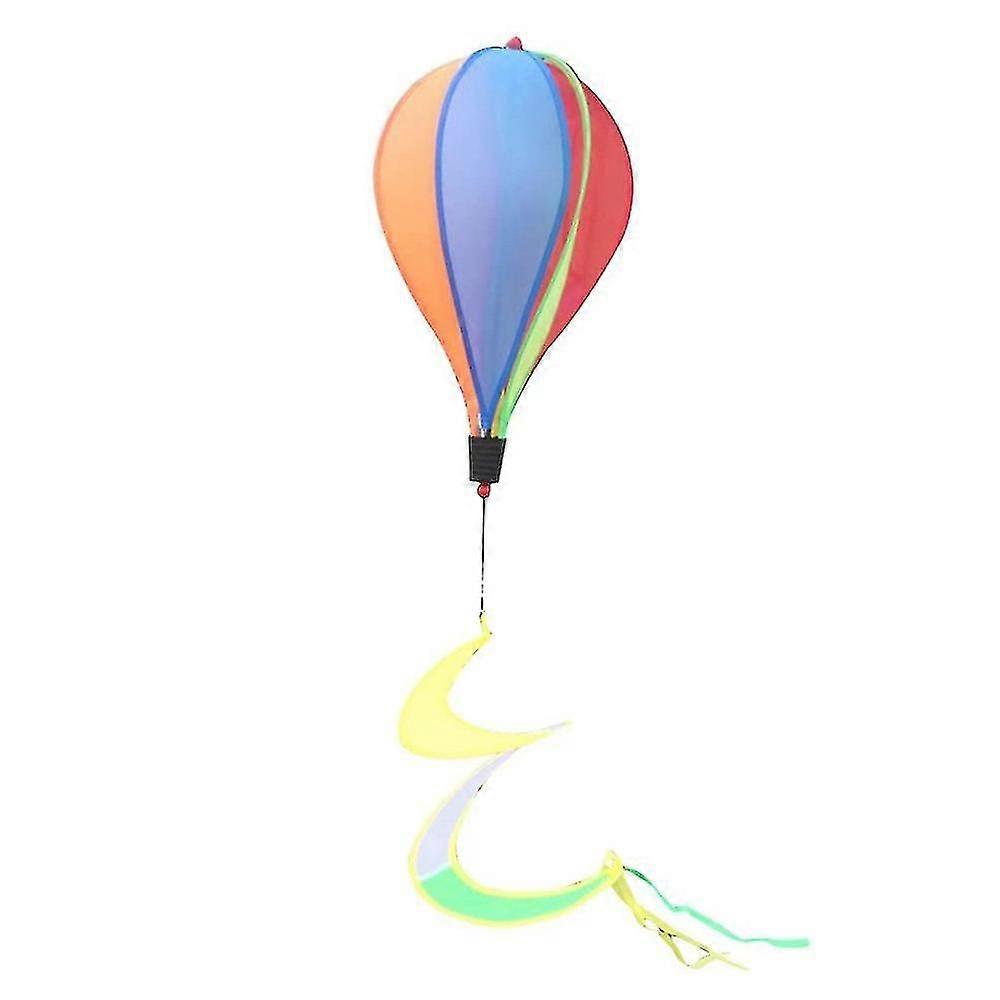 Varmluftsballong Regnbåge Windsock, Utomhusdekoration 130cm