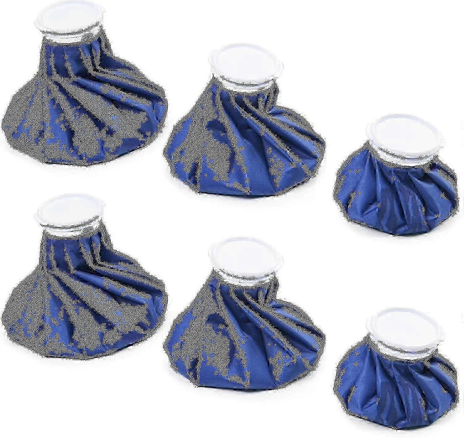 Improved Ice Pack Title: Packed Ice Bags with Screw Top Lids - Reusable, Refillable Bags for Ice Balls and Coolers