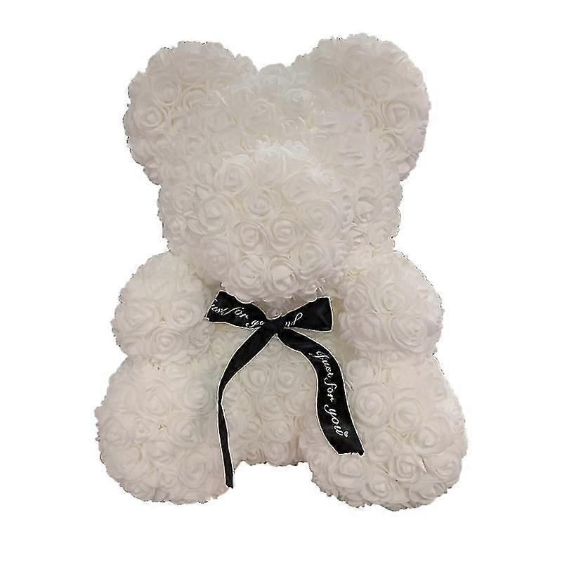 25cm/40cm Bamse Kunstig Blomsterrose Af Bjørn Julepynt Til hjemmet Valentines Kvinder G