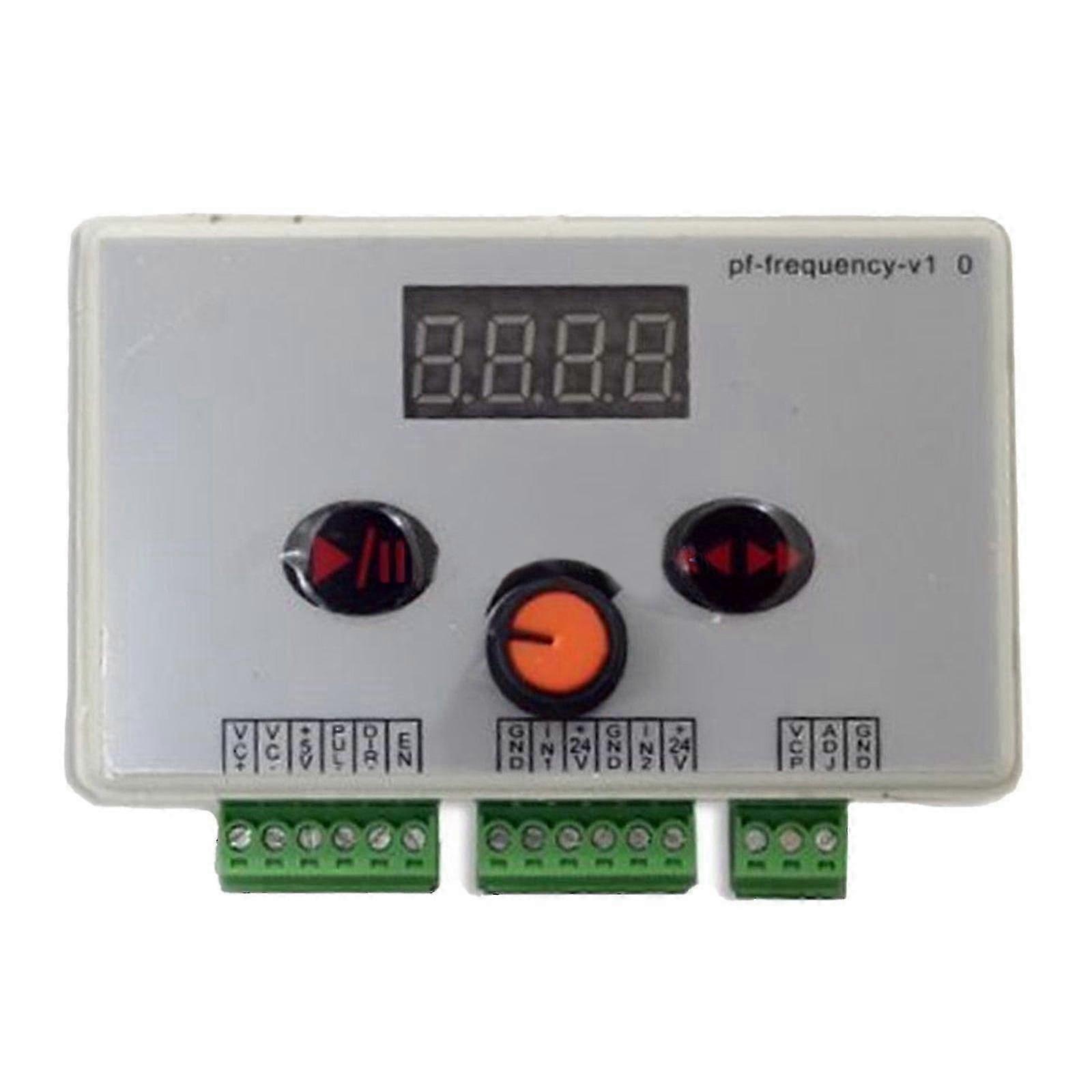Dc 7.5-24v 40-200khz reversible stepper motor speed regulator pulse signal controller stepping 998rpm
