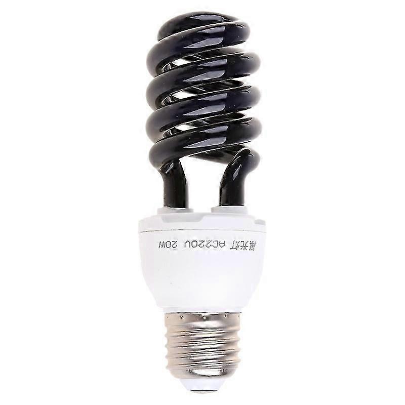 220V 20W E27 Fluorescent Blacklight CFL Light Bulb Replacement UV Light  Fly Trap