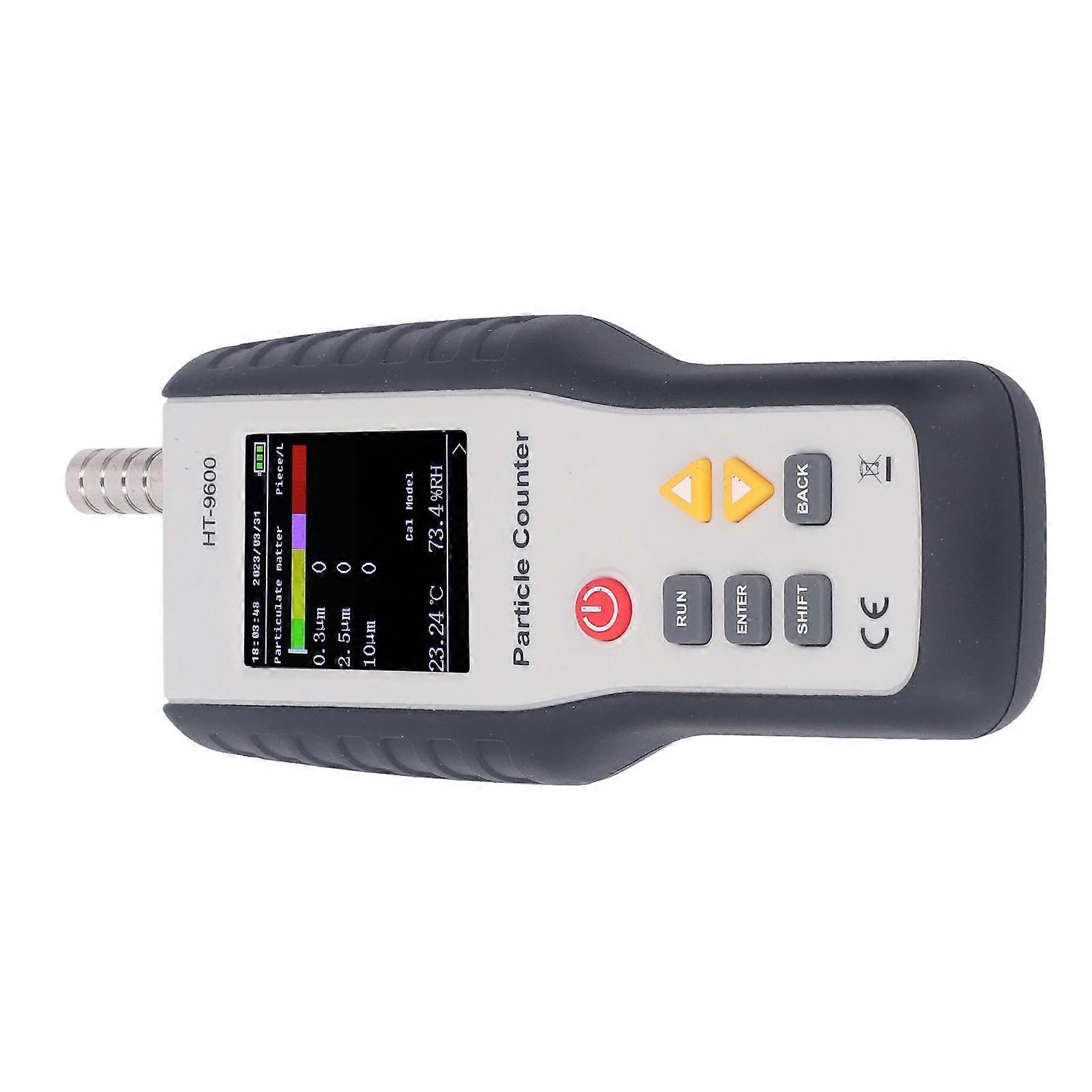 6 in 1 Air Quality Monitor Portable Temperature Humidity Detector for Home Office School