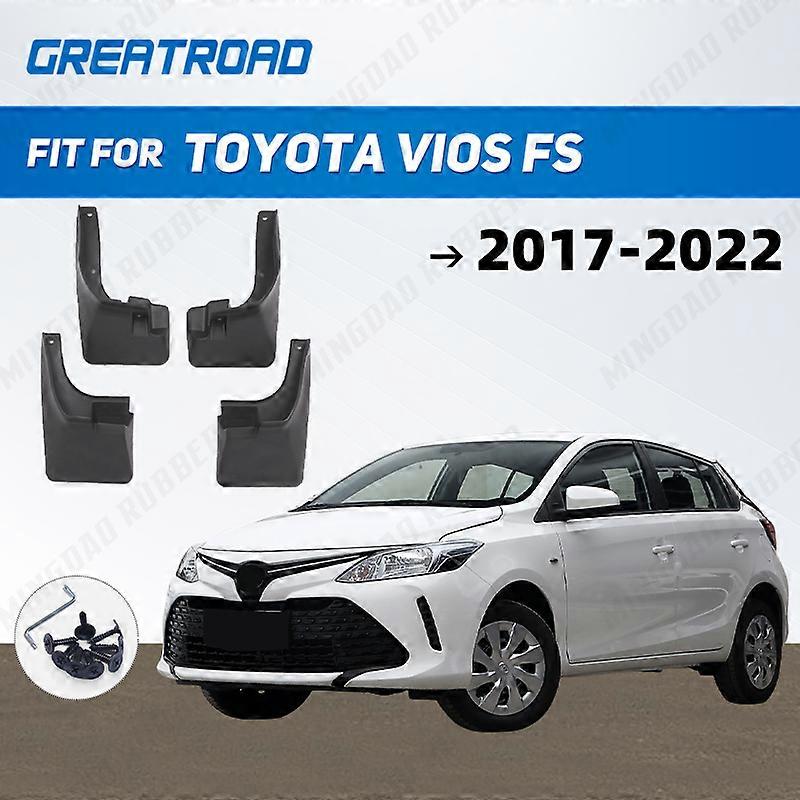 For Toyota Vios FS 2017-2022 2018 2019 2020 2021 Fender Mudflaps Splash Guards  Mudguards Mud Flaps car Access