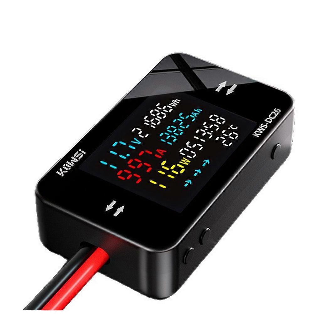 KOWSI KWS-DC26 Battery Charging Tester DC Tester Voltmeter Ammeter Battery Capacity Detector XT90 Plug 35A for Outdoor Power