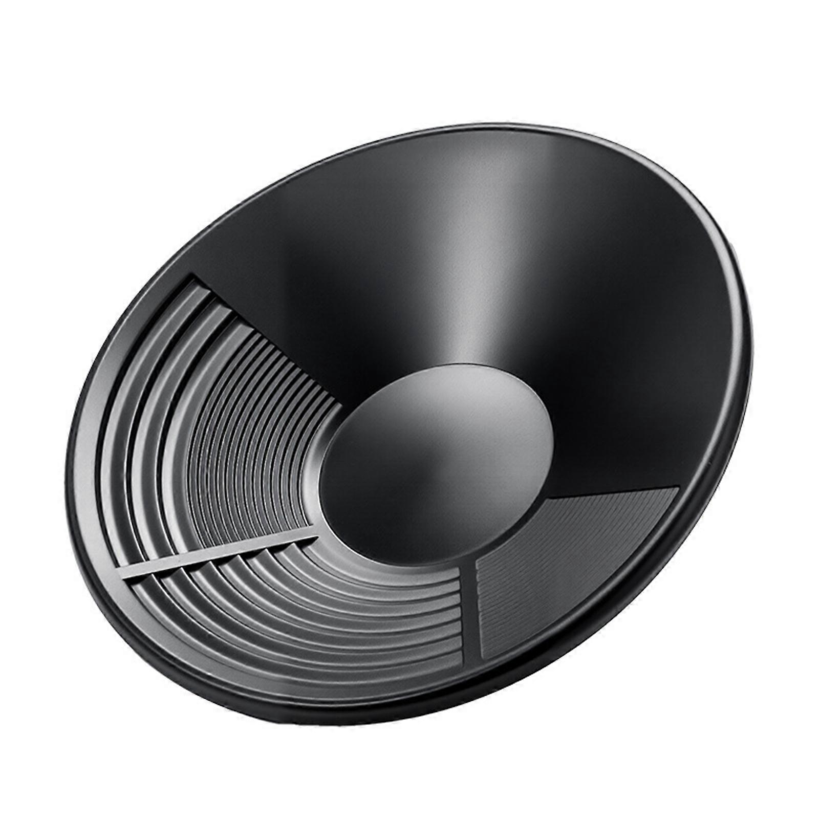 Multipurpose Mineral Sifting Pan Family Friendly Gold Prospecting Tool With Ergonomic Grooving Design For Mineral Processing Multicolor