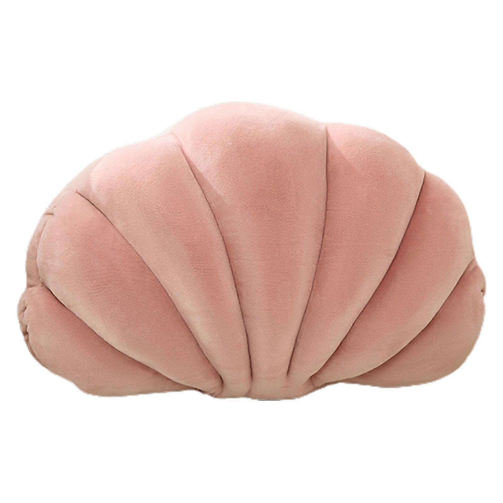 Shell-Shaped Cushion Pillow - Super Soft, Durable Seashell Design for Sofa Bed Home Decor