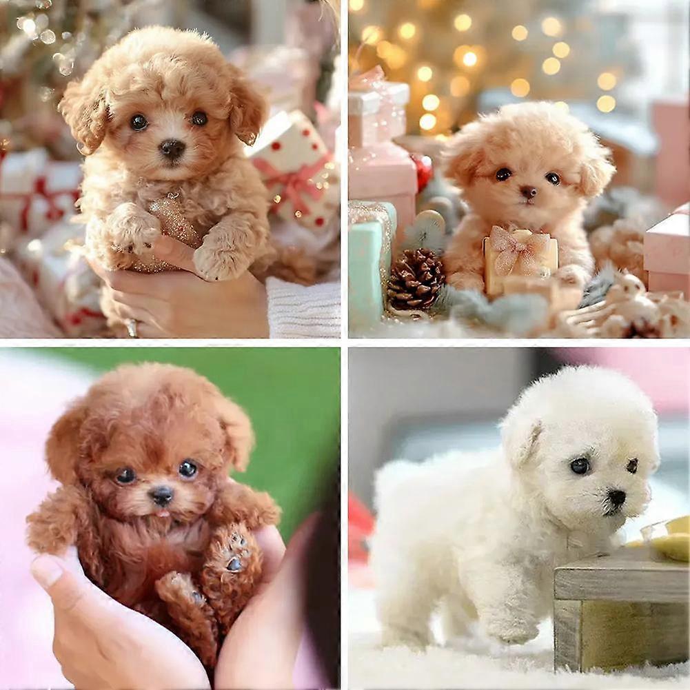 Realistic Interactive Robot Puppy Toy Walks Barks and Responds to Touch with Soft Plush Fur Perfect Gift for Kids