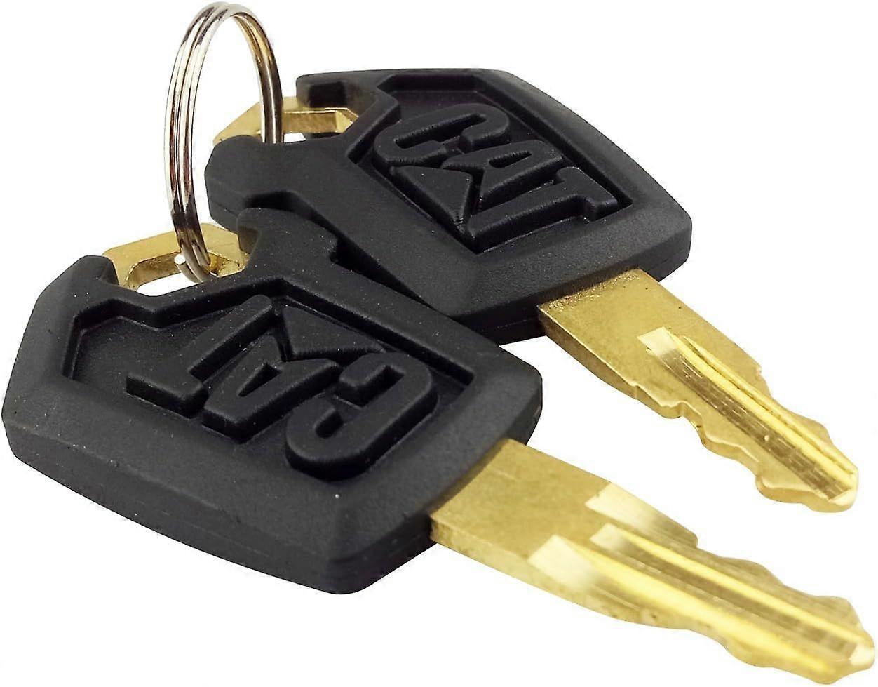 Cat Keys For Caterpillar Heavy Equipment 2 Packs   No Keychain