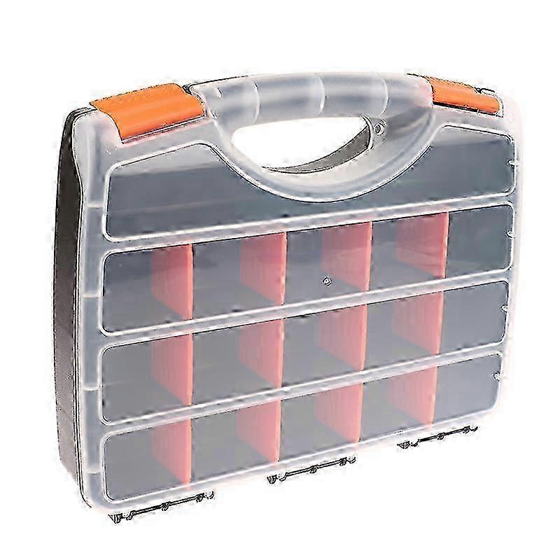 Tool Box Organizers And Storage Plastic Container Compartment Adjustable Detachable Chest Case For Tool Hardware Fastaner Screw