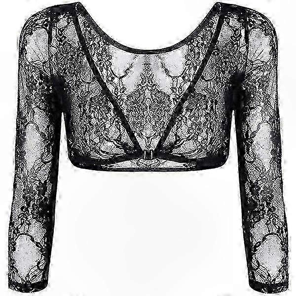 Ärmar Blommig spets Solsjalärmar