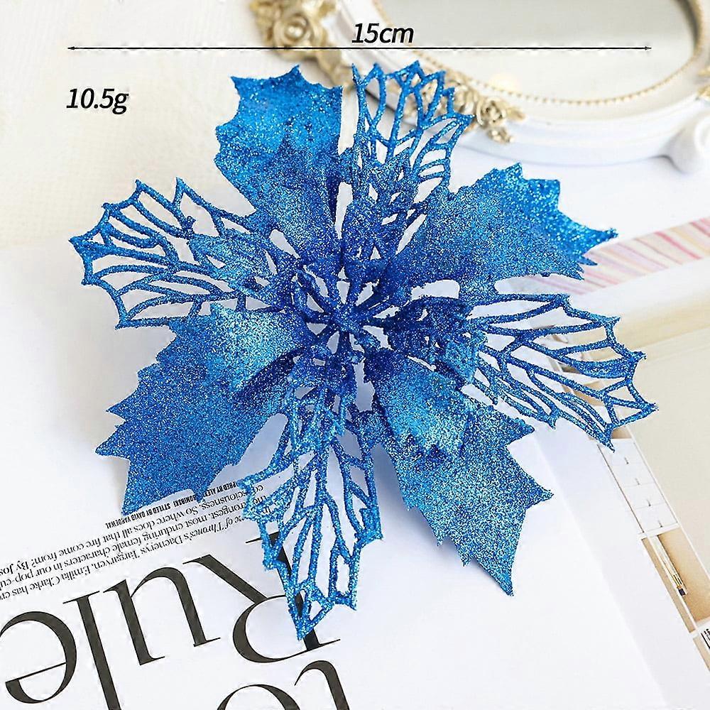 Artificial Simulation Flower Wedding Christmas Tree Decorations 4pcs DG4