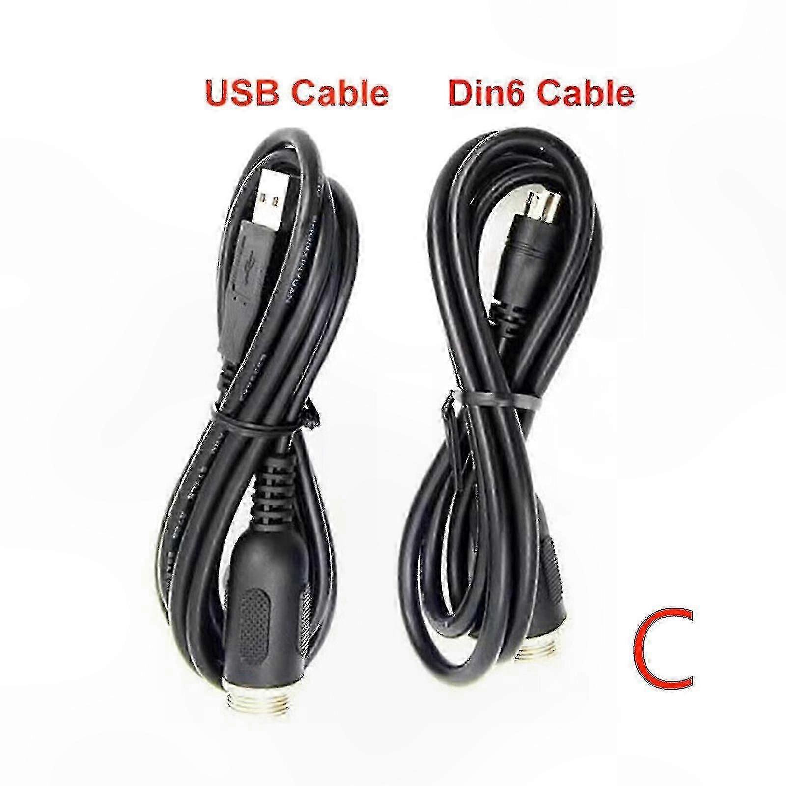 USB to DIN6 Cable Adapter for Racing Shifter, Compatible with TH8A and TSSH Gear Shifters