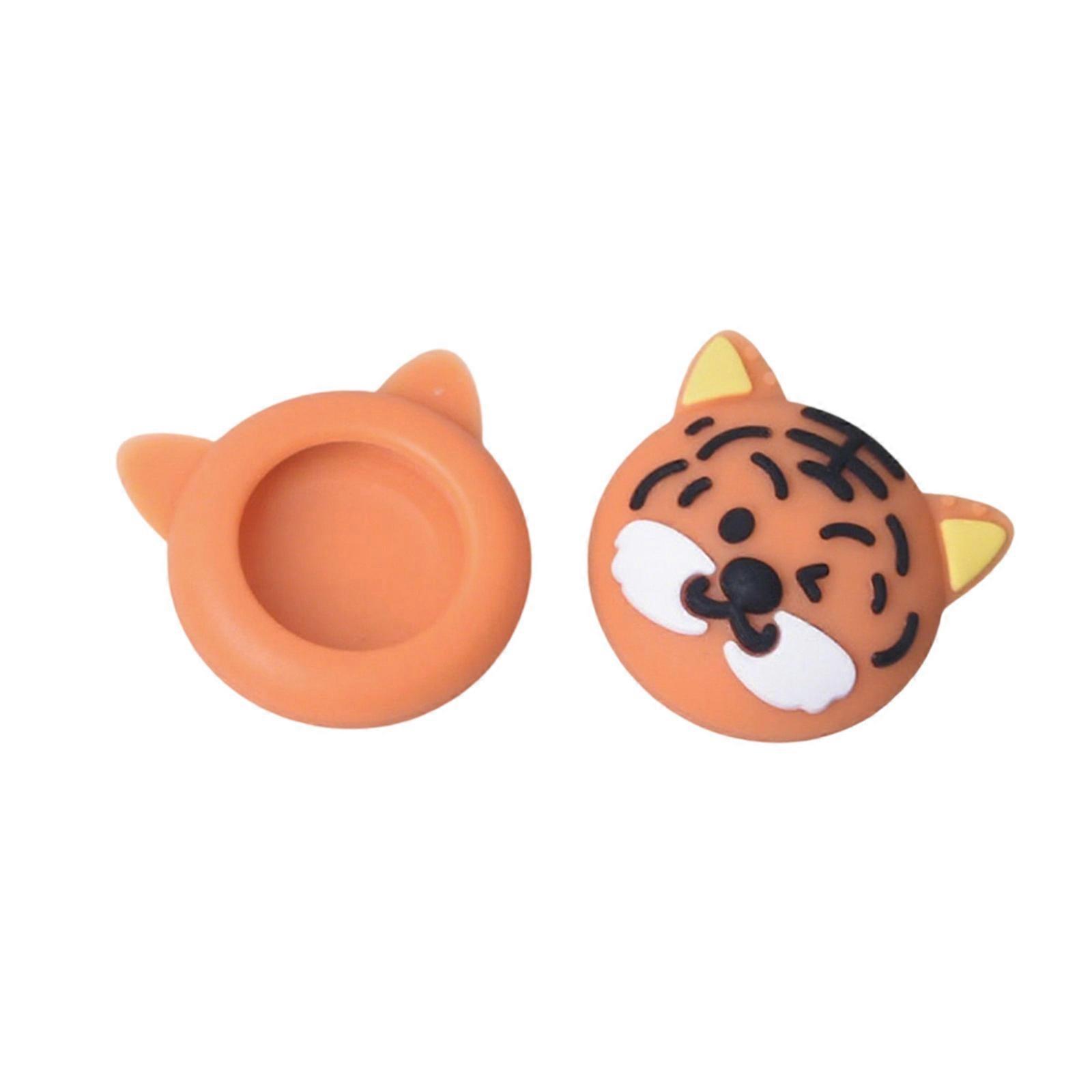 2pcs Thumbstick Caps for NS Controller Replacement Thumb Stick Covers Animal Pattern Analog Stick Rocker Caps Multicolor