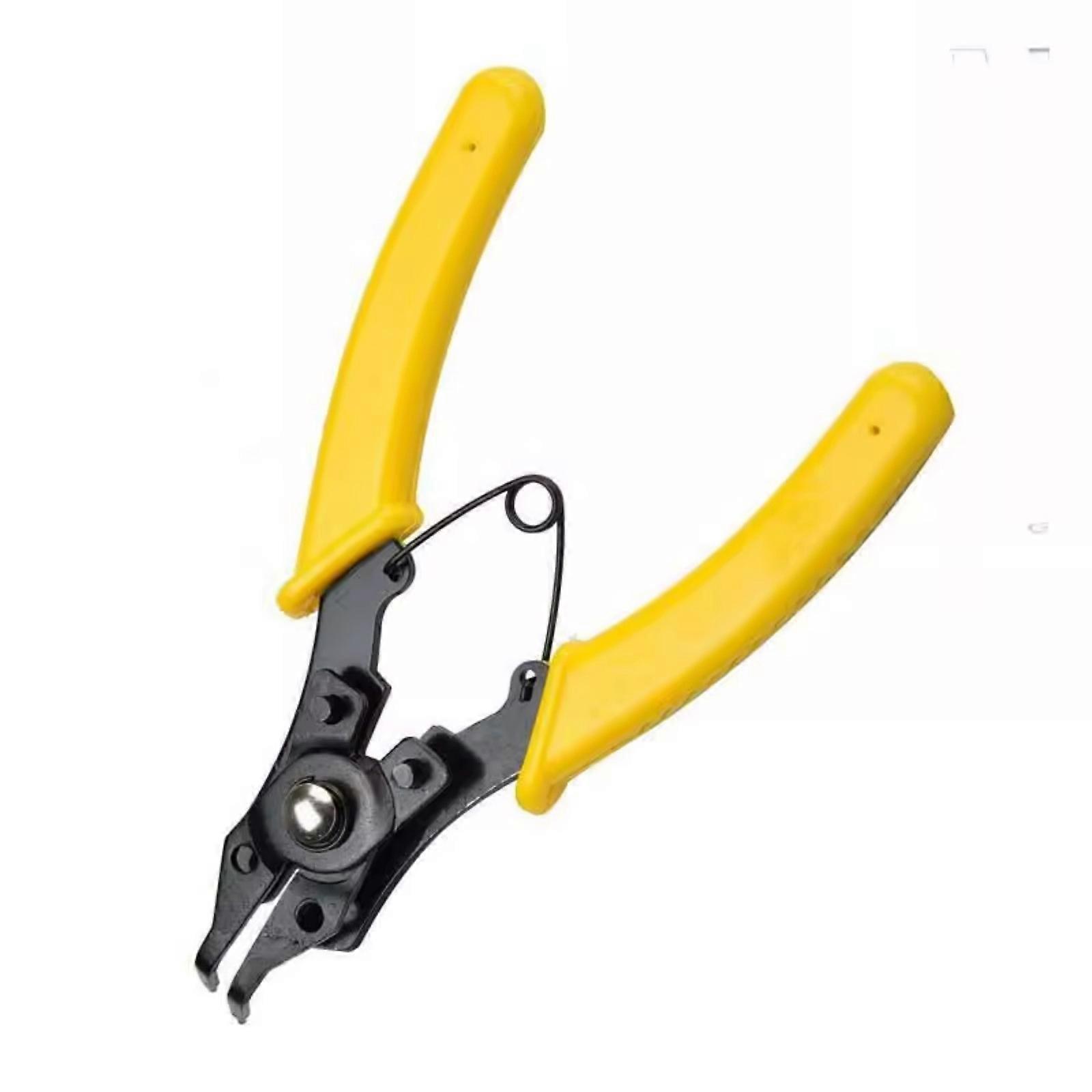 Industrial Circlip Pliers Set Snap Rings Pliers For Secure Installation Of Various Size Circlips In Confined Areas  Yellow