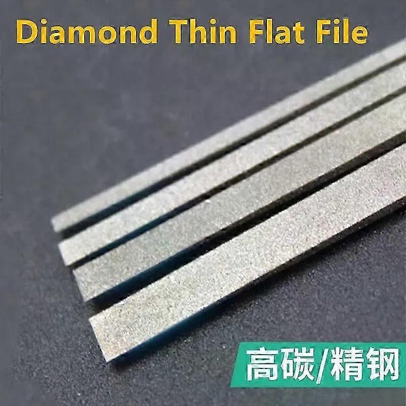 Ceramic Polishing Files Set for Metal Ultra Thin 12Pcs Flat Shape